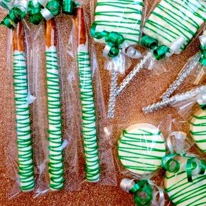 Assorted chocolate dipped treats